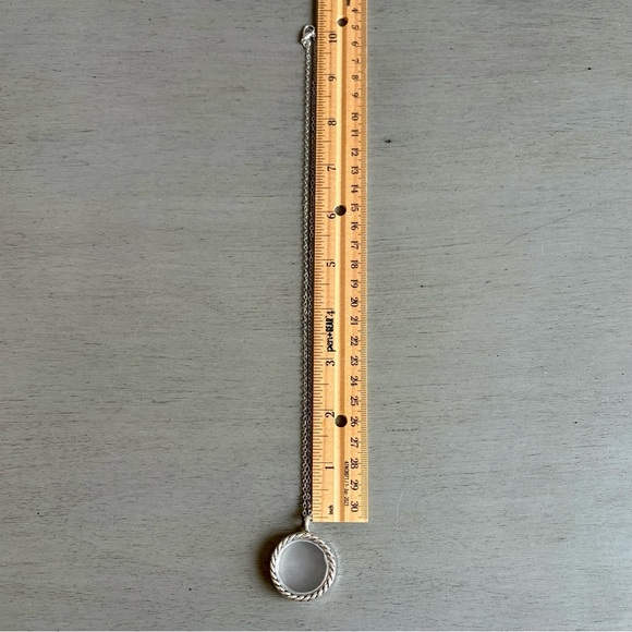 EFFY WITH LOVE Floating Keepsake Charm Locket Necklace Silver Plate 20in Chain - Picture 8 of 11